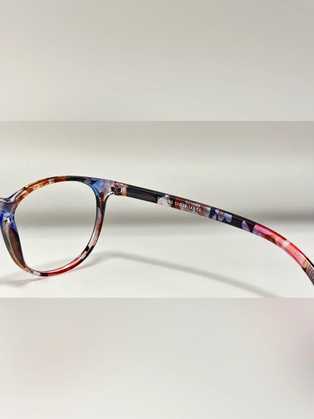 Eyeboydirect Chilling Multi-Color Oval Sunglasses Frames Only